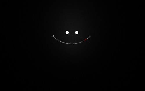 Smile Wallpaper Black 1 - anh.im